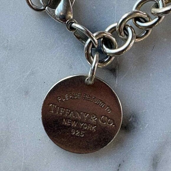Tiffany & Co. Circle Tag Charm Bracelet - Picture 6 of 8